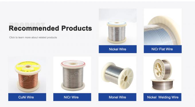 ASTM B344 NiCr 80/20 Nichrome Resistance Wire with 1200°C Maximum Operating Temperature and 1400°C Melting Point for Industrial Heating Elements 4