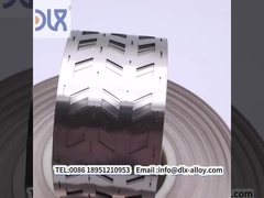 Taśmy ze stopu niklu z sześcienną strukturą kryształu skupioną na powierzchni, zapewniającą doskonałą przewodność elektryczną