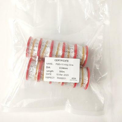Dobra cena 0.05mm-3mm Platynowy rodyjowy termoelement Goły drut z certyfikatem IEC 60584 i ISO9001 dla zastosowań o wysokiej temperaturze w Internecie